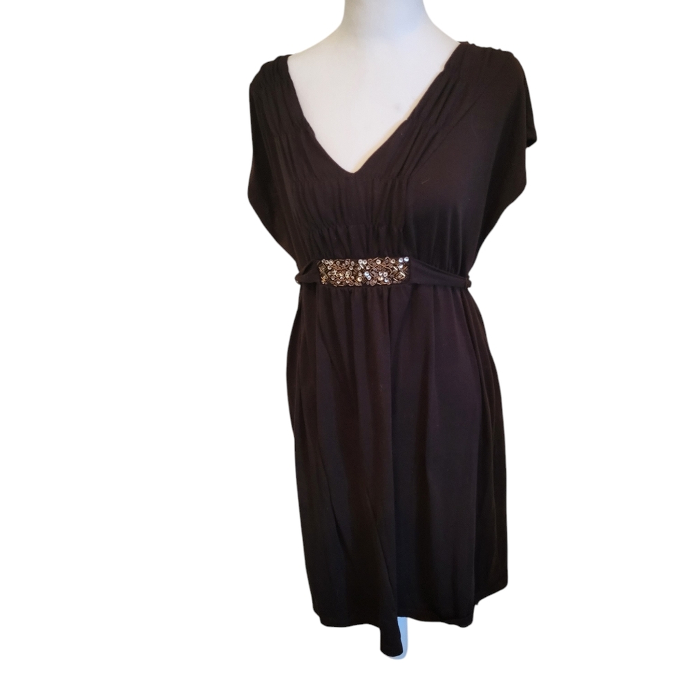 Motherhood Maternity Dress Brown sz L